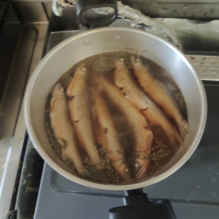 鮎の山椒煮
